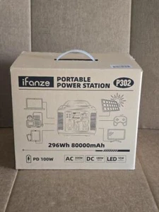 iFanze 300W Portable Power Station, 296Wh 80000mAh Outdoor Solar Generator 110V - Picture 1 of 5