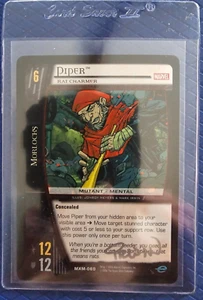 VS System: carta Piper, Rat Charmer - Marvel - firmata dall'artista Mark Irwin - Foto 1 di 3