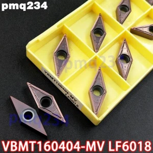 VBMT160404-MV LF6018 VBMT331 Carbide External Turning Inserts CNC Cutting Tools - Picture 1 of 6
