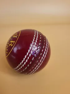 Cricket Ball Hand Stitched Leather Hard Vintage Cricket Ball 5.50oz Over 50's - Picture 1 of 6