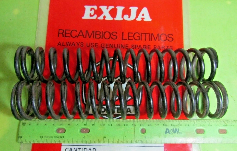 Juego de muelles amortiguadores traseros Montesa Cappra Cota 23,5 cm # 8 NOS 123 250 360 414  Foto 1 de 2