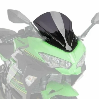Écran De Course Puig Pare-Brise Fumé Sombre Kawasaki Ninja EX400 400 2018 - 2021 - Photo 1/4