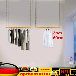 2 uds 60 cm perchero metal prenda soporte pared perchero - Imagen 1 de 12
