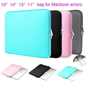 Laptop Notebook Sleeve Neoprene Cover Bag Case For MacBook Air/Pro 11" 13"14"15" - Picture 1 of 17