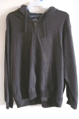 Sudadera con capucha para hombre talla XXL (2 XL) marrón con cremallera nueva Foto 1 de 2