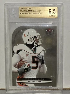 2003 Ultra Platinum Medallion Rookie ANDRE JOHNSON Rc Limited Card 052/100 - Bild 1 von 3