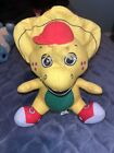 Toy Factory Barney And Friends BJ Plush Yellow 7" Dinosaur Stuffed Soft Toy