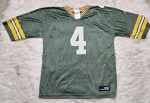 Vintage Brett Favre #4 Green Bay Packers Adidas Jersey Youth XL 18-20 - Picture 1 of 5