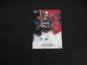 2024 TOPPS- *BASEBALL STARS* GOLD AUTO- BYRON BUXTON- MINNESOTA TWINS- 13/50 - Picture 1 of 2