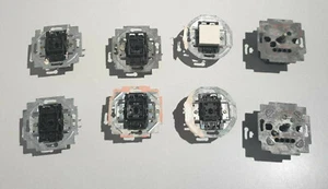 Busch Jaeger Schalter 8 Stück,Schalter,Taster Kontroll,Dimmer Elektro alt / 039 - Bild 1 von 1