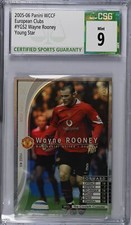 2005-06 Panini Wccf Wayne Rooney RC Rookie European Clubs #YGS2 CSG 9 Mint