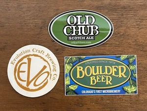 Beer Brewery Stickers Lot of 3 - Picture 1 of 3