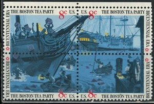 Mint US Errors (Color Shifted) Block of 4 Stamp,Scott# 1480-1483, (MNH), - Picture 1 of 1