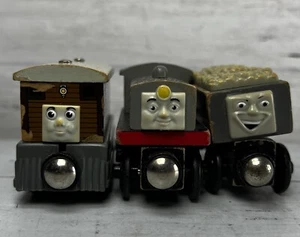 3 Thomas & Friends Wooden Railway Train Engines Frank Toby Troublesome Truck - Picture 1 of 6