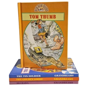4 x Bow Wow Books Golden Goose Tom Thumb Ali Baba Tin Soldier Grace De La Touche - Imagen 1 de 10