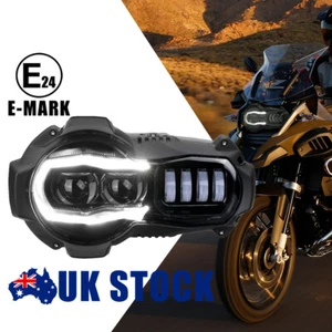 E24 LED Headlight Hi-Lo Beam for BMW R1200 GS 2005-12 R1200GS Adventure 2006-13 - Picture 1 of 7