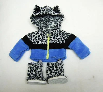 Sudadera con capucha y botas American Girl Pawsitively Perfect leopardo de las nieves (retiradas) Foto 1 de 3