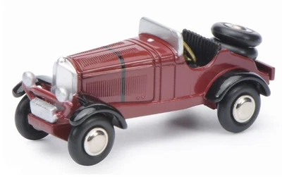 SCHUCO, MERCEDES SSKL bordeaux con catalogo, 1/87,  SCH06073 - Immagine 1 di 2