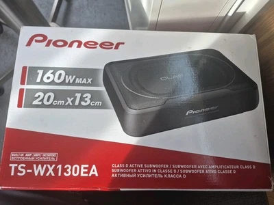 PIONEER TS-WX130EA AKTIV SUBWOOFER 160W kompakt platzsparend leistungsstark Bass - Bild 1 von 4