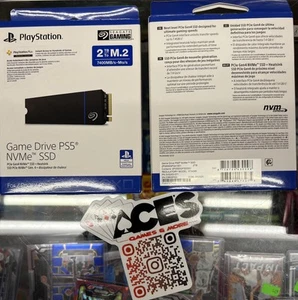 Disque dur SSD Seagate 2 To M.2 NVMe Game Drive pour Sony PS5 (ZP2000GP3A1001) - NEUF ! - Photo 1/3