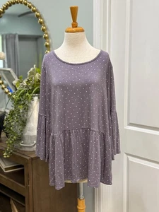 Womens Matilda Jane Polka Dot Blouse Size XXL - Picture 1 of 1
