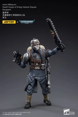 JOY TOY JoyToy Warhammer 40K Death Korps Of Krieg Veteran Squad Sergeant 1/18 (UK)
