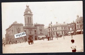 Postcard Chesterfield Derbyshire the Market Place early view RP - Foto 1 di 2