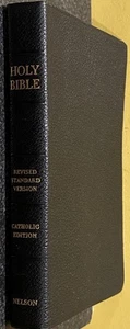 Rare 1966 Thomas Nelson Holy Bible Revised Standard Edition Leather Cover - Imagen 1 de 5