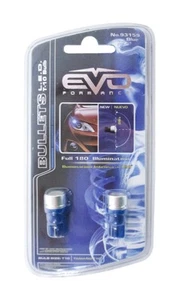 CIPA T-10 Bullets Blue LED Replacement Automotive Light Bulbs Pack Of 2 93159 - Picture 1 of 1