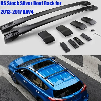 Поперечная штанга из запасов США подходит для Toyota RAV4 2013-2017 2 шт багажник на крышу - Изображение 1 из 4