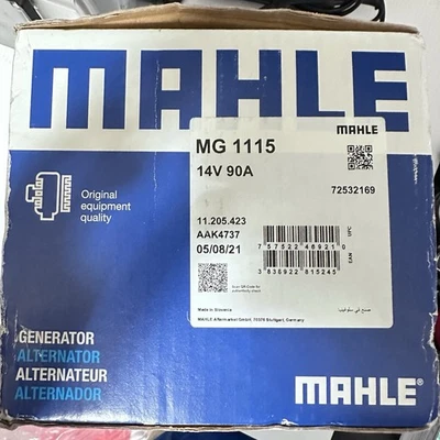 NUEVO Alternador MAHLE IA1730 11.205.423 AAK4737 John Deere Yanmar 90 Amp MG1115 Foto 1 de 4