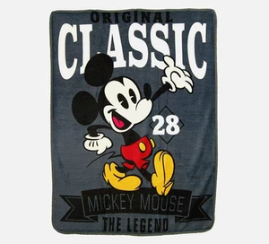 Disney NEW Mickey Mouse Classic Vintage 46"x60'' Micro Super Plush Throw Blanket - Picture 1 of 7