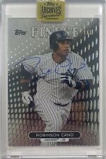 2017 Topps Archives New York Yankees Mets Robinson Cano 2013 Finest AUTO 1/1