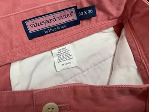 Pantalón chino informal ShriCoral 100 % algodón Vineyard Vines para hombre talla 33 X 30 - Imagen 1 de 5