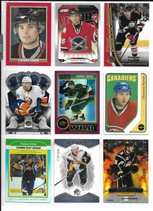 RIESIGES THOMAS VANEK 100 KARTEN 75 VERSCHIEDENE LOT b mit 2 RC SÄBELN + - Bild 1 von 2