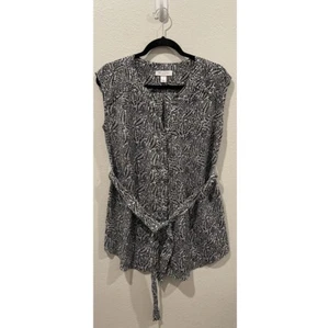 Blusa de maternidad MOTHERHOOD blanca y negra talla M - Imagen 1 de 2