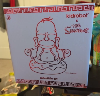 Figura Vinilo Los Simpson Vermilion Rojo Homero Buda 7" por Kidrobot NUEVO Sellado Foto 1 de 4