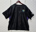 Vintage Starter Jacket Mens 2Xl Tampa Bay Devil Rays Mlb Short Sleeve Nylon 90s
