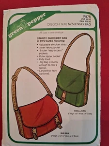 The Green Pepper #F875 Sturdy Shoulder Bag Two Sizes USA 2007 Ships FREE! - Picture 1 of 2