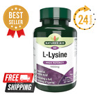Natures Aid L-Lysine1000 mg,High Potency Essential Amino Acid, Vegan, 60 Tablets