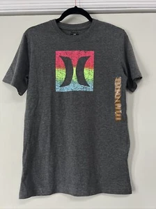 Hurley Grey Logo Tshirt Boys Size 18/20 NWOT - Picture 1 of 4