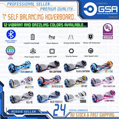 2025 Hoverboard Bluetooth Electric LED Self Balancing Scooter Kid Adult Teen - image 1 of 4