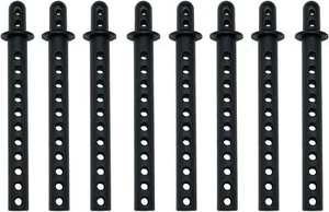 t8 Piece Set of 68mm Plastic Body Post Mounts for 1/10 4WD RC Car Off-Road Buggy - Picture 1 of 3