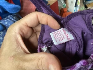 My Twinn Cuddly Sisters purple overalls - Picture 1 of 3