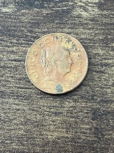 1972 Mexico Cinco Centavos Actual Coin TK8301* - Picture 1 of 3