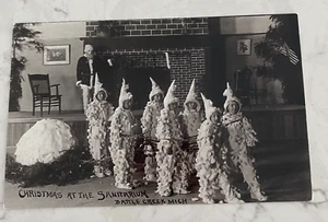 We must Be Crazy! Postcard Christmas Sanitarium Nostalgic Wildwood Design Group - Picture 1 of 4