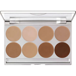 Kryolan HD Micro Foundation - 8 Colour Palette Clearance -50% Off RRP £89.24