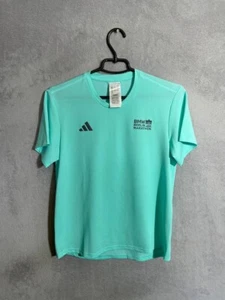 Maglia Running Marahton Shirt Verde Adidas Maglia Poliestere Donna Taglia S 8-10 - Foto 1 di 7