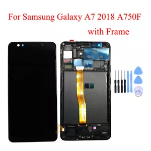 OEM For Samsung Galaxy A7 2018 A750F LCD Display Touch Screen Digitizer + Frame - Picture 1 of 8