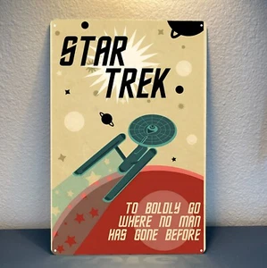 Star Trek Movie Metal Poster - Collectable Tin Sign - 20x30cm - Picture 1 of 5